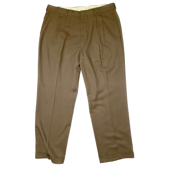 70'S Haggar One-tuck Slacks Pants for Men, W35 equivalent, Vintage /eaa520366